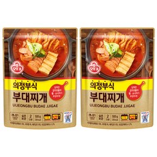 오뚜기 의정부식 부대찌개, 500g, 2개
