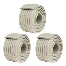 aguard W型泡棉防撞條, Gray, 3入