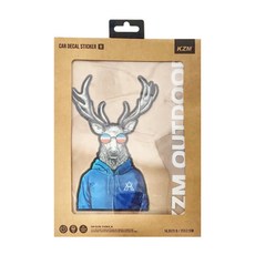 KZM OUTDOOR 麋鹿先生車貼 時尚設計 車身貼紙, 麋鹿先生, 1組