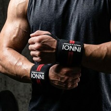 INNOI MAX SUPPORT 健身護腕, 紅色, 1套