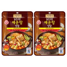 OTTOGI 不倒翁 辣味鮮魚湯調理包, 110g, 2個