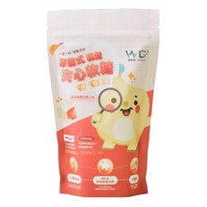 W.L 膠囊式機能夾心軟糖 葉黃素+鈣 荔枝蘋果乳酸口味, 3.6g, 7顆, 1包