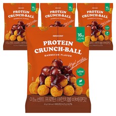 INTAKE 植物性高蛋白脆球 燒烤口味, 40g, 4包