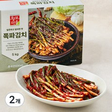 황보마을 쪽파김치, 5kg, 2개