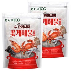 농협100 꽃게해물 국물팩, 90g, 2개