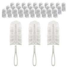 생활공식 정전기 핸디 먼지떨이 핸들 + 리필 10p 세트, 화이트, 3세트