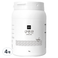 가성비가브랜드다 구연산 다목적세제 용기형, 1kg, 4개