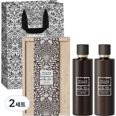 윌리엄모리스앳홈 상탈 브러쉬 01 바디워시 + 바디로션 듀오 세트 + 쇼핑백, 2세트