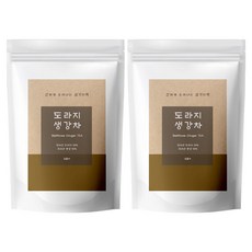 유리아 도라지 생강차 삼각티백, 2개, 30개입, 1.5g