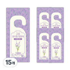 코멧 걸이형 방향제 본품 라벤더향, 4ml, 15개, 라벤더