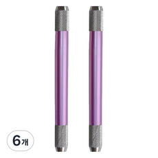 미소로운 양방향 연필깍지, 퍼플, 6개