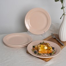 La Seramique Le Parlette 圓盤 L, 玫瑰粉, 4個