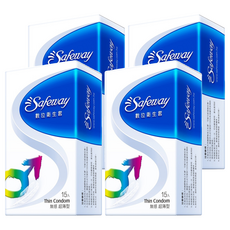 Safeway 無感超薄型衛生套, 15個, 4盒