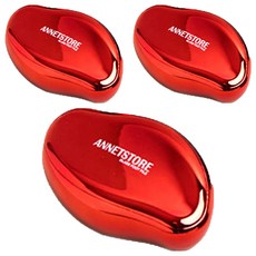 Annette Store 聳人聽聞的玻璃腳樁紅色, 單品, 3個