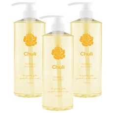Chuli 初梨 香水調胺基酸沐浴乳 光韻, 1L, 3瓶
