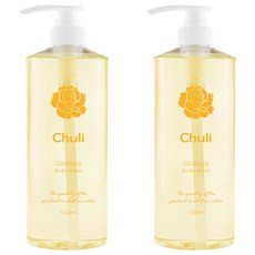 Chuli 初梨 香水調胺基酸沐浴乳 光韻 1L, 2瓶