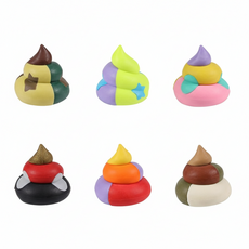 Iwako 造型橡皮擦, 便便拼圖 多色, 1組