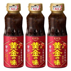 Ebara 荏原 黃金烤肉醬 甘口 日本進口 果實酸味蜂蜜甜味 炒/醃/沾皆適用, 210g, 3瓶
