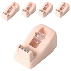 Onup 粉彩迷你膠帶台, 蜜桃色, 6個