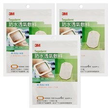3M 防水透氣敷料 滅菌 中/大傷口專用 1626PP-4, 4片, 3袋