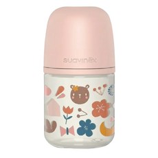 Suavinex 蘇維妮 Memories系列 玻璃奶瓶 120ml 西班牙產, 森林 粉色, 1個