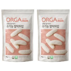 ORGA mom 米餅乾, 原味, 2包, 40g