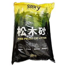 doter 寵愛物語 松木貓砂 經濟包, 20kg, 1袋, 松木