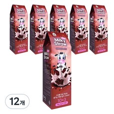 홈앤키즈 밀키 스트로우 초콜렛맛, 6g, 156개