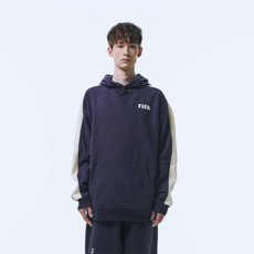 Fifa1904 線條刷毛連帽T恤