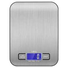 레토 가정용 주방 정밀 계량 전자저울, 1kg, 실버, LKS-S03