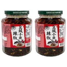 誠泰 豆豉小魚辣椒, 360g, 2罐