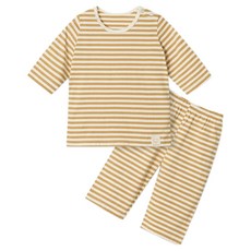 unifriend 兒童用 Little ST 有機棉七分袖居家服上下套裝