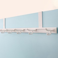 sunwooland 門後掛勾架 M號, 白色的, 1個