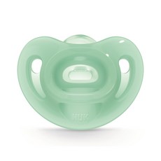 누크 센서티브 올실리콘 노리개젖꼭지, S1(0~6개월), 그린, 1개