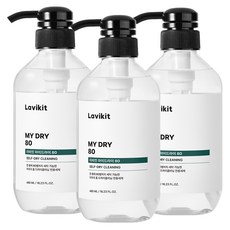 La vikit My Dry 80 洗衣精 正裝, 480ml, 3個