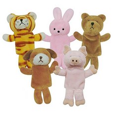 kkumi-nara boi 動物手指木偶, 5種, 1組, 1號