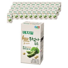 베지밀 무첨가 두유, 190ml, 32개