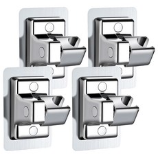 蓮蓬頭底座 Y875 質感銀 ABS材質 360度旋轉, 7 x 5.5 x 9.5cm, 4個