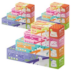 GIBONE Fresh Keeper 滑動式夾鏈袋 4件組, 3套