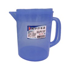 百貨King 鐵甲塑膠冷水壺, 藍色, 1.8L, 3個