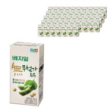 베지밀 무첨가 두유, 190ml, 48개
