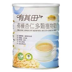 有其田 有機杏仁多穀植物奶 無添加糖, 750g, 1入, 1罐
