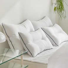 AIRE 熟睡鵝絨感頸椎枕芯, 1個, 白色