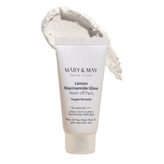 MARY&MAY 檸檬菸鹼醯胺光澤沖洗面膜 30g, 1件, 1個