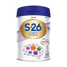 Wyeth 惠氏 S-26 鉑臻 Pro2 新升級嬰兒配方奶粉 1號 0~12個月, 800g, 1罐