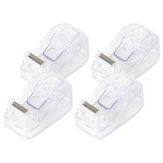 Onup 粉彩迷你膠帶台, 透明, 4個