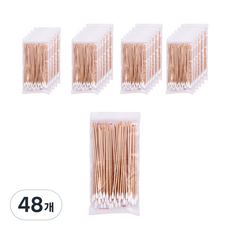 esthe HauteZen 樺木長棉花棒15cm, 48個, 100入