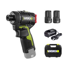 WORX 12V 충전 드릴 드라이버 WU129, 1개