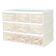 KEYWAY 聯府 彩集收納盒 2個, AR-009, 9格