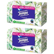 Tempo 得寶 4層盒裝抽取式面紙 隨機出貨, 100張, 2盒